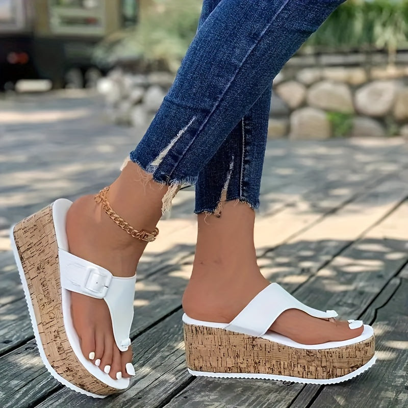 Women's Clip Toe Platform Sandals