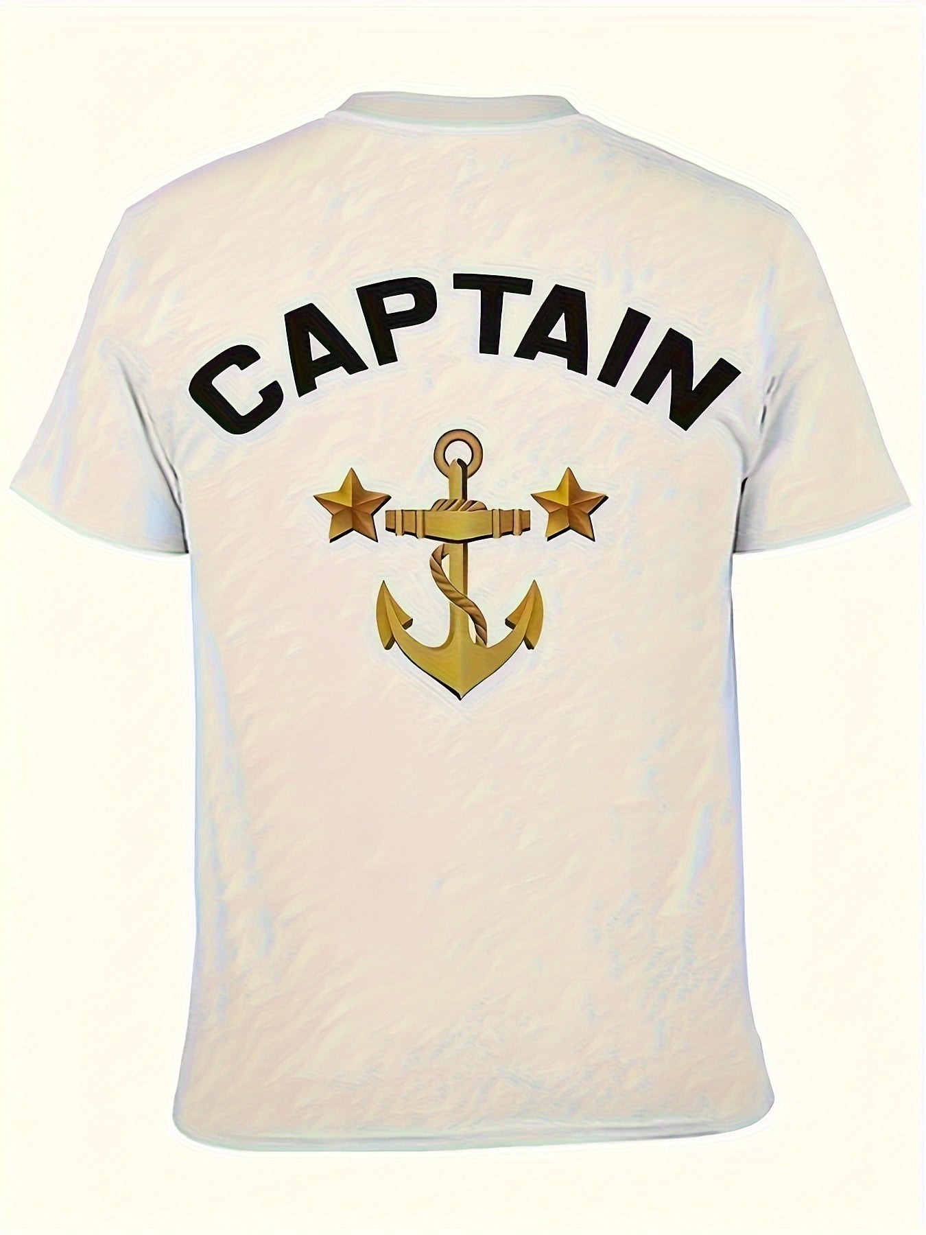 Nautical Vibes Crew Neck T-Shirt - Navy Uniform Inspired Summer Top