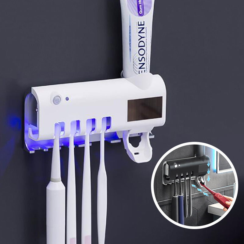 UV Clean Pro Intelligent Toothbrush Sterilizer and Toothpaste Dispenser: Advanced Dental Hygiene Solution