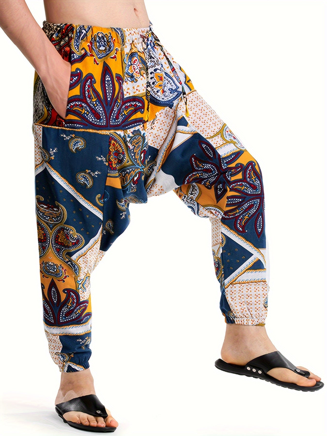 Urban Breeze Colorful Fans Pants