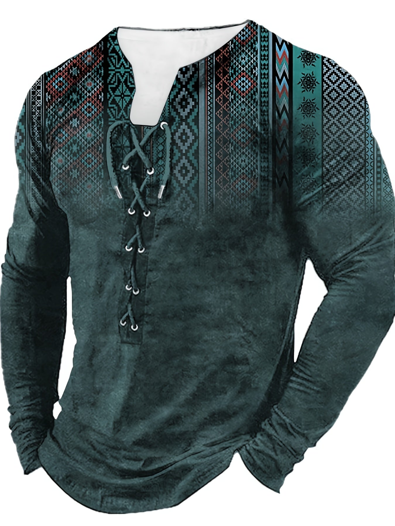 Bohemian Vintage Henley Tee