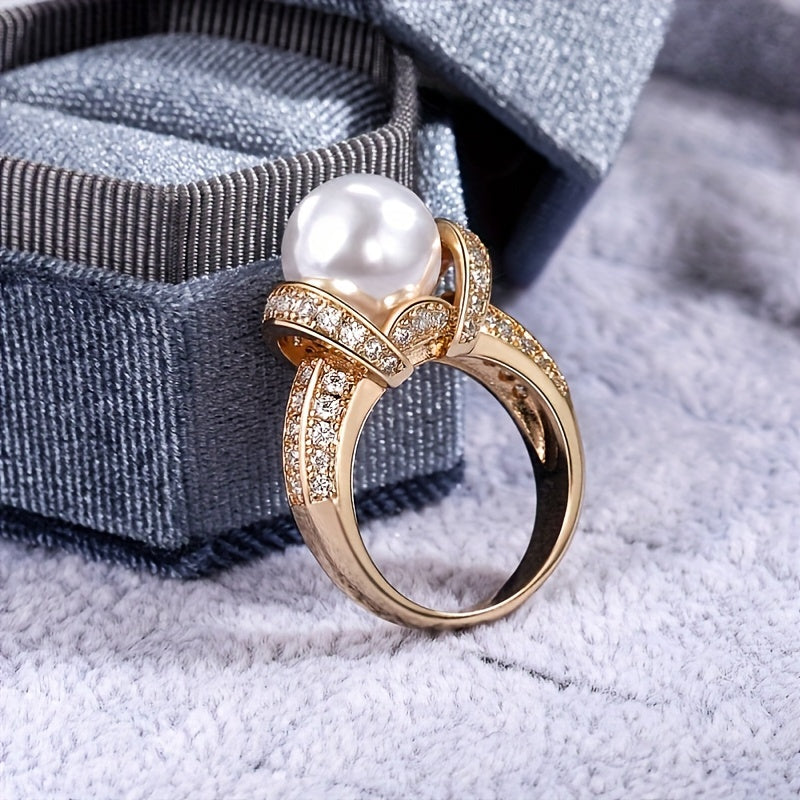 Elegant Milky Stone Promise Ring 💍✨