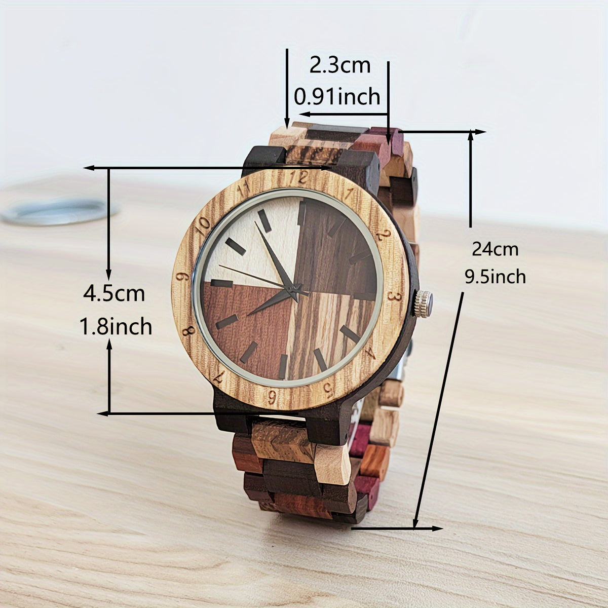 Nature’s Palette Chic Wooden Watch 🌳