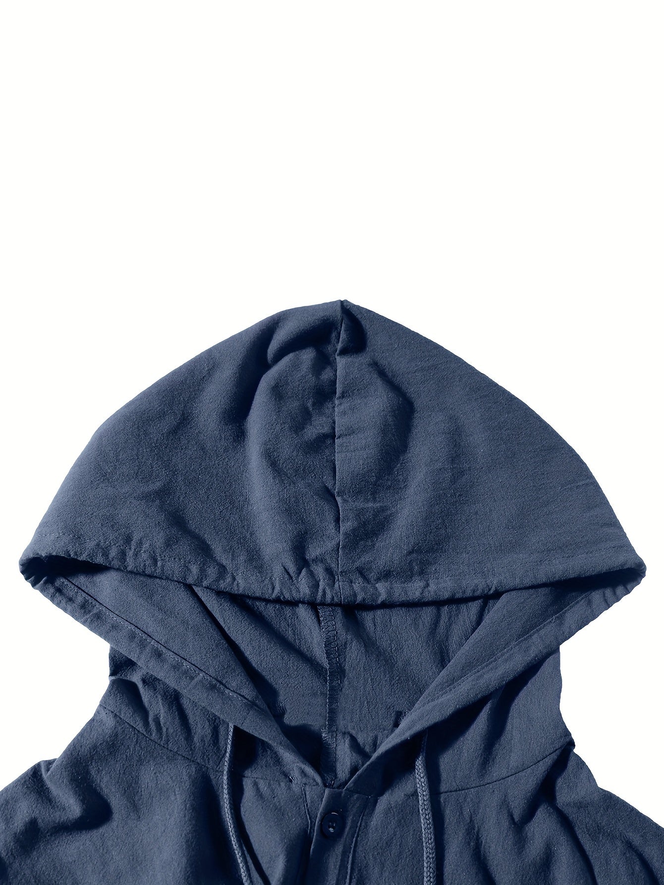 Cotton & Linen Blend Hooded Thobe