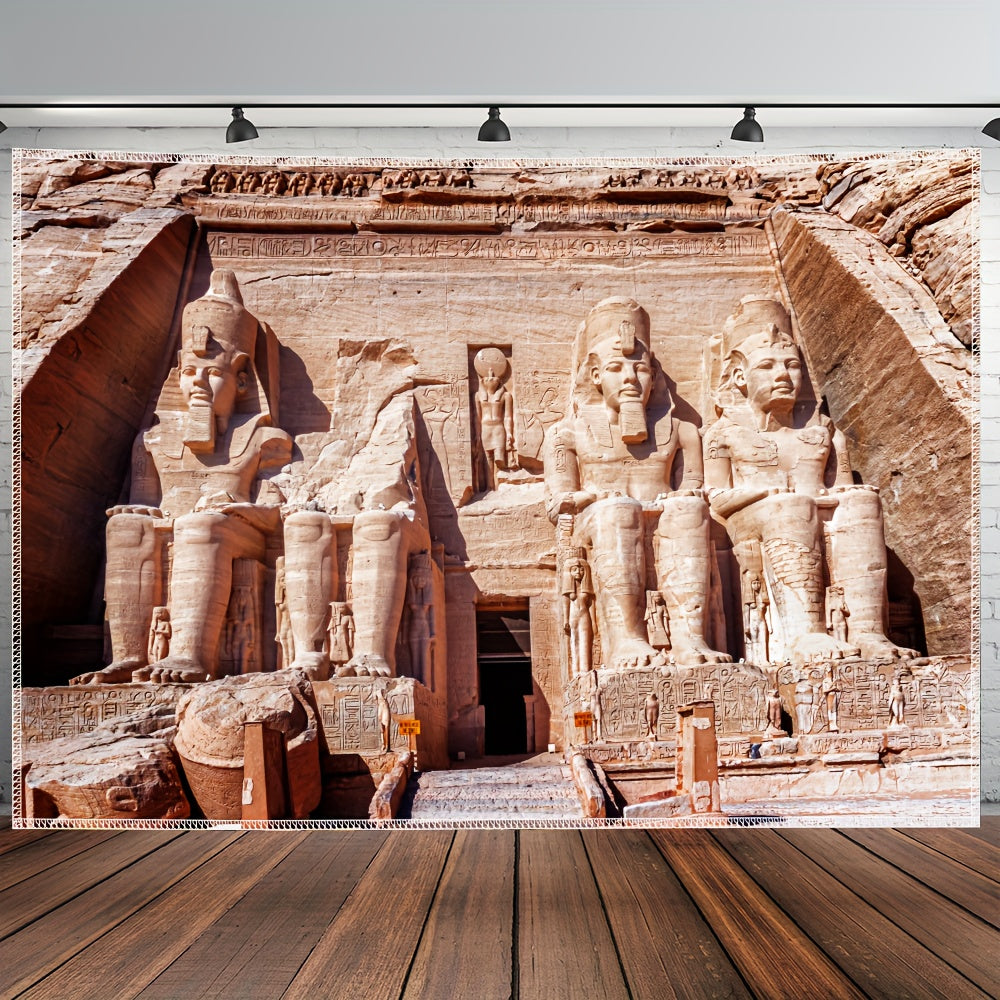 🌟 Temple Elegance: Abu Simbel Wall Tapestry 🏛️