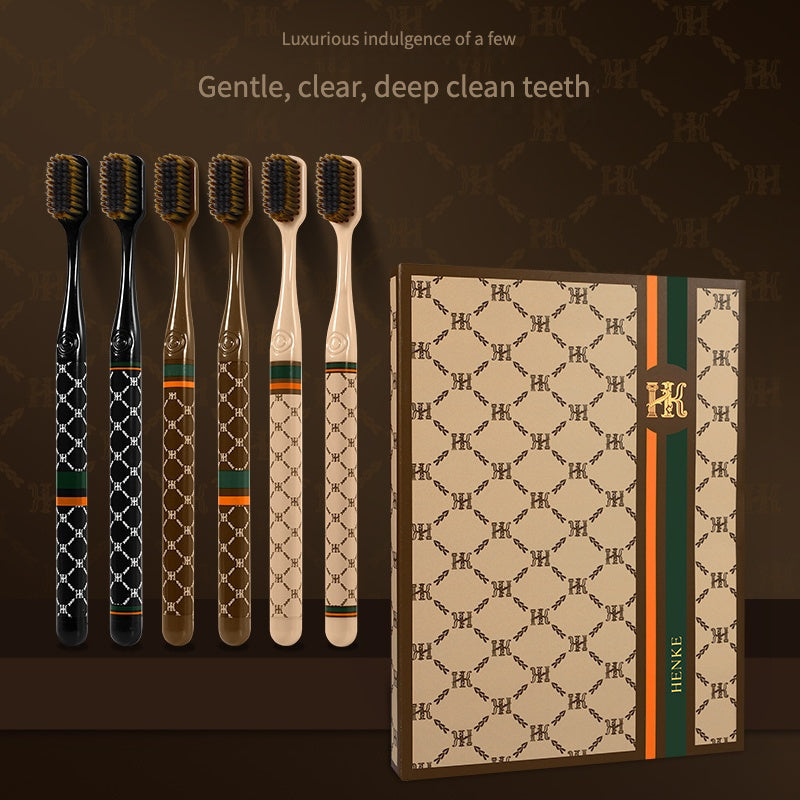 Elite Smile 6-Piece Luxury Toothbrush Set