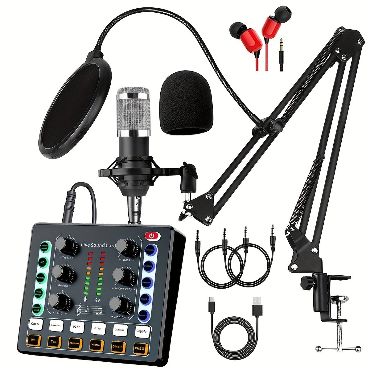 🎙️ Podcast Equipment Bundle - Your Ultimate Audio Solution for Professional Broadcasting 🎧