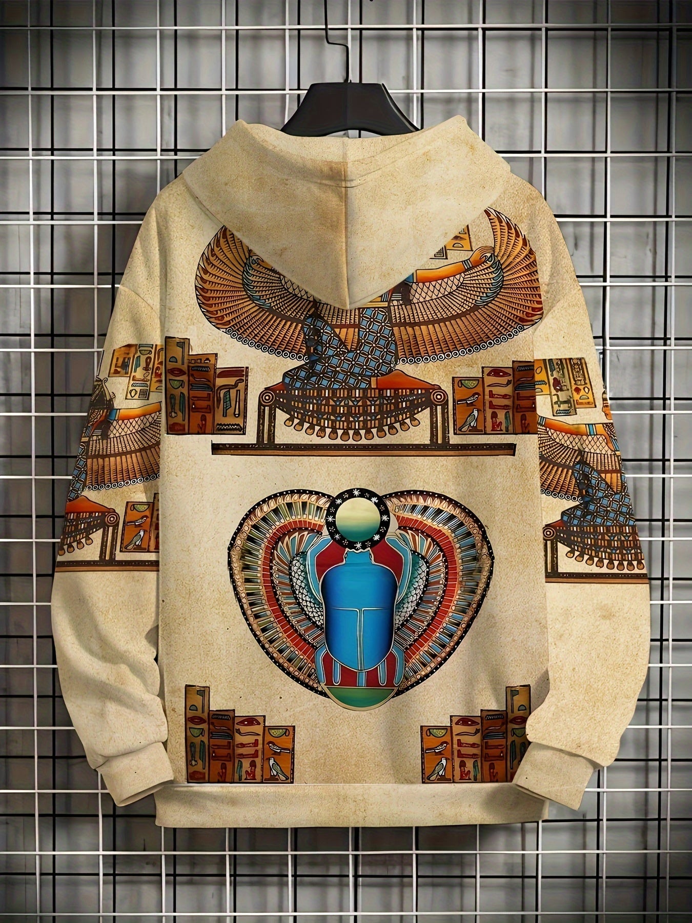 👑 "Pharaoh Vibes" Zip-Up Hoodie Jacket 🌼