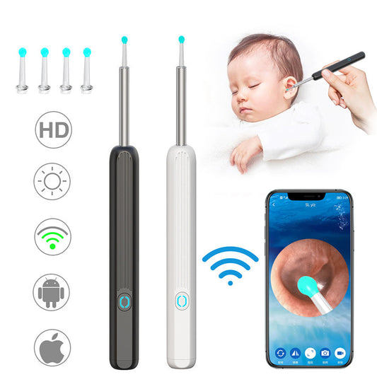 Clear Ear: Wireless Ear Endoscope with Camera and LED Light