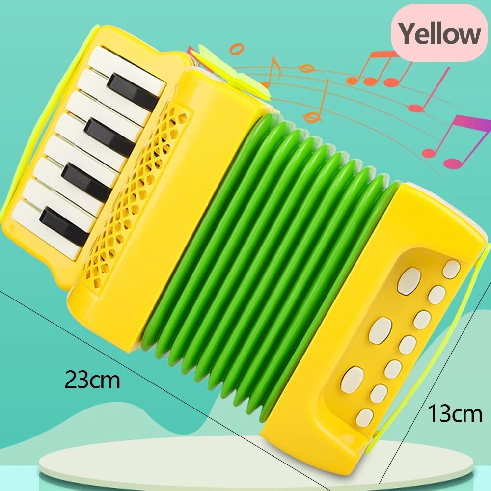 Children's Cartoon Music Accordion Grip Button Musical Instrument