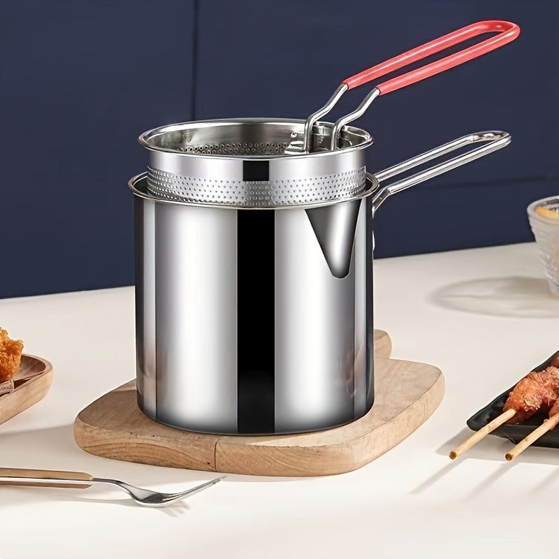 Chef Pro Stainless-Steel Deep Fryer Pot