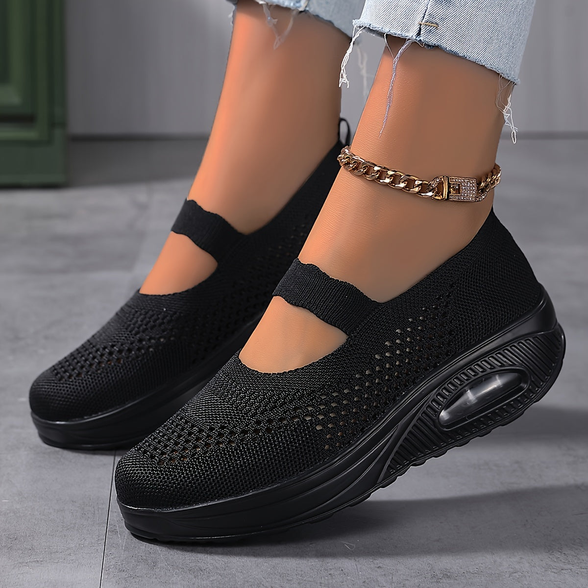 Aero Flex Knit Slip-On Sneakers 🌬️👟