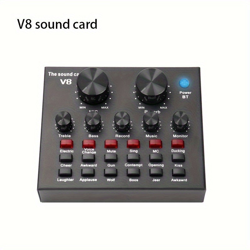 🎶 Sound Master V8: Ultimate Live Sound Card 🎙️