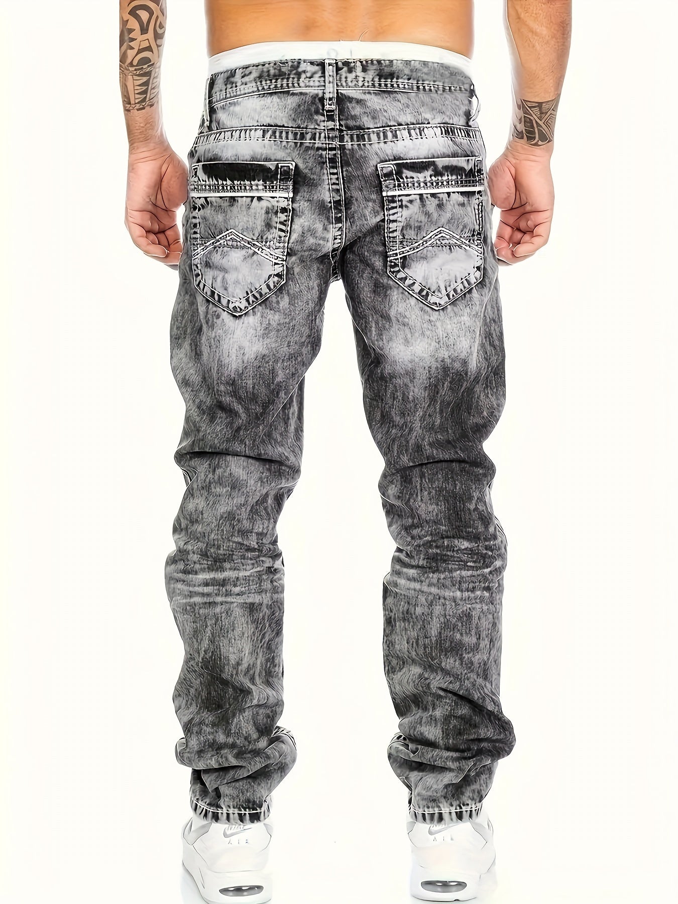 Men's Slim Fit Hip-Hop Jeans 🎶👖