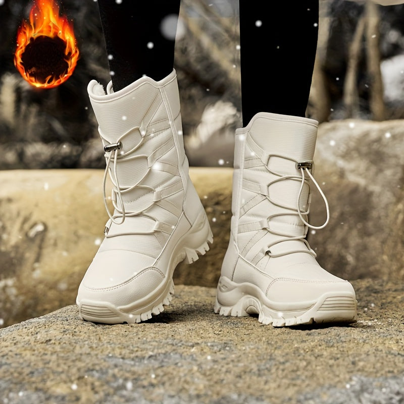 Women's Mid-Calf Waterproof Thermal Snow Boots ❄️