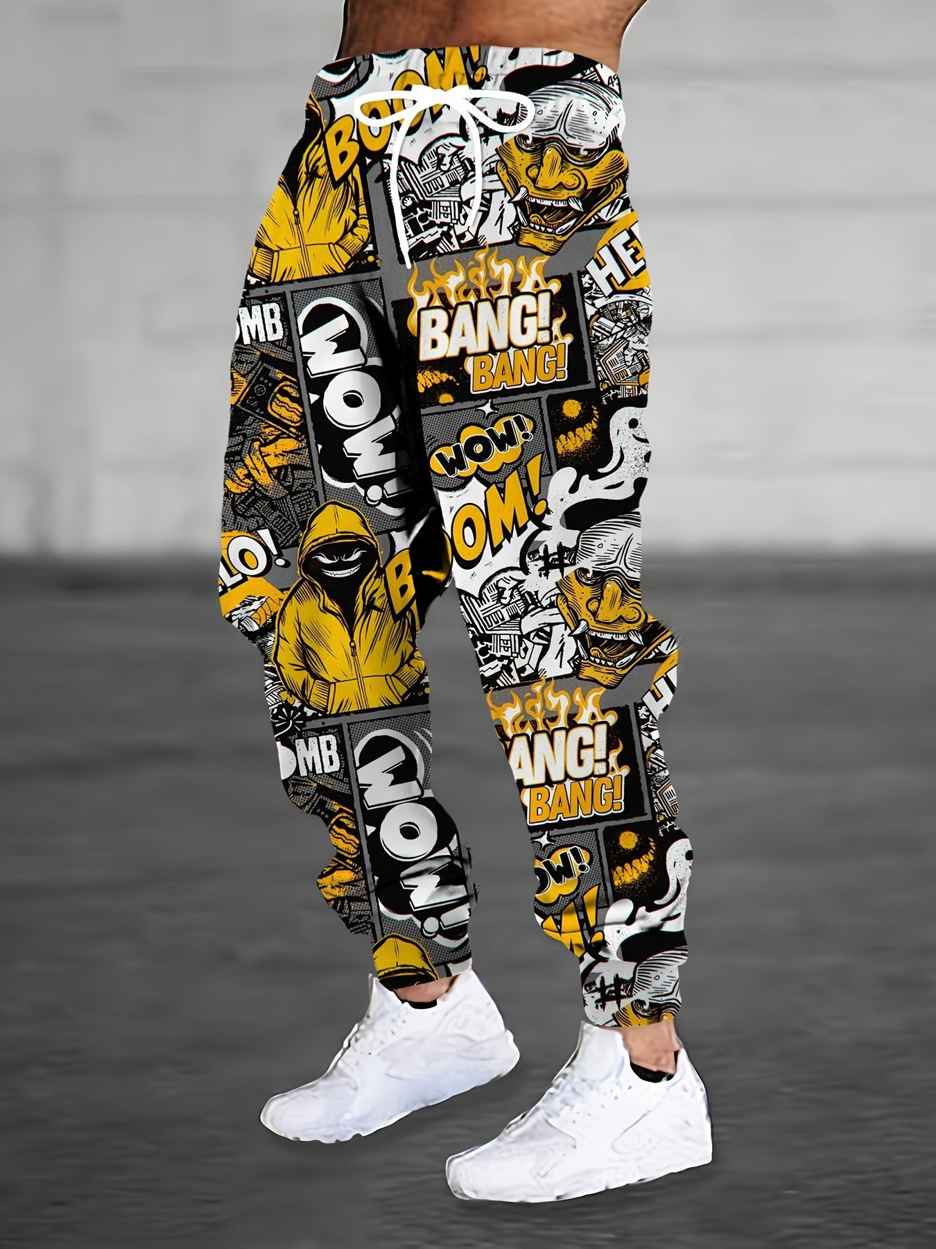 Comic Hooded Graphic Sweatpants