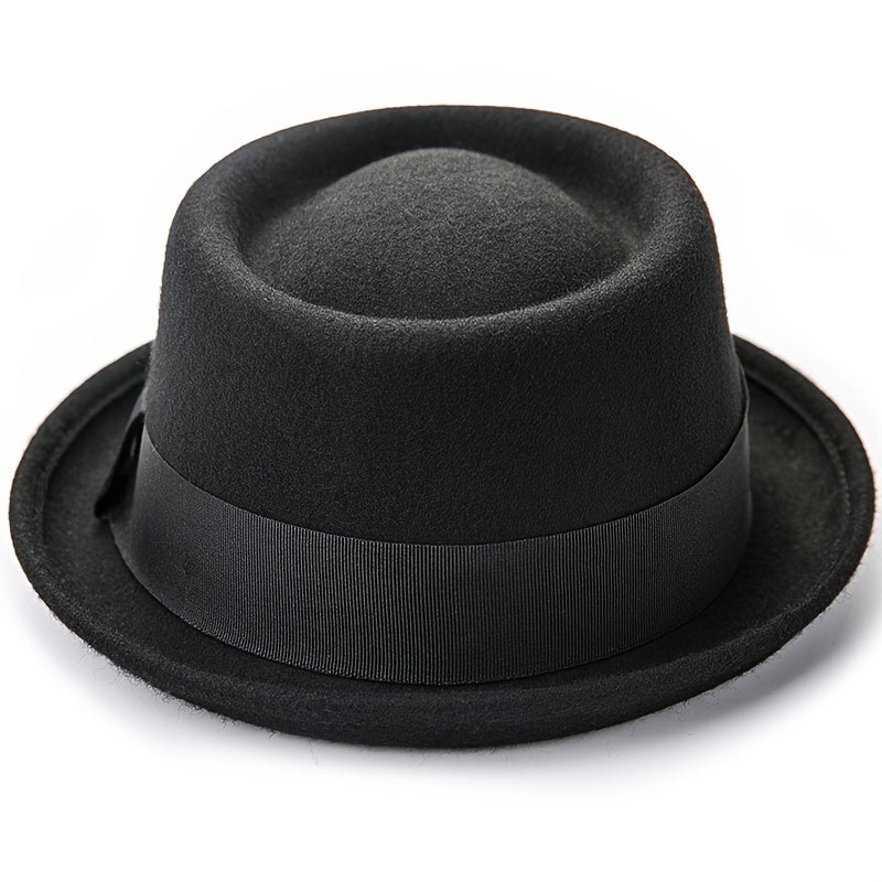 🕵️‍♀️ Elegant Wool Fedora Hat - British French Style 🎩