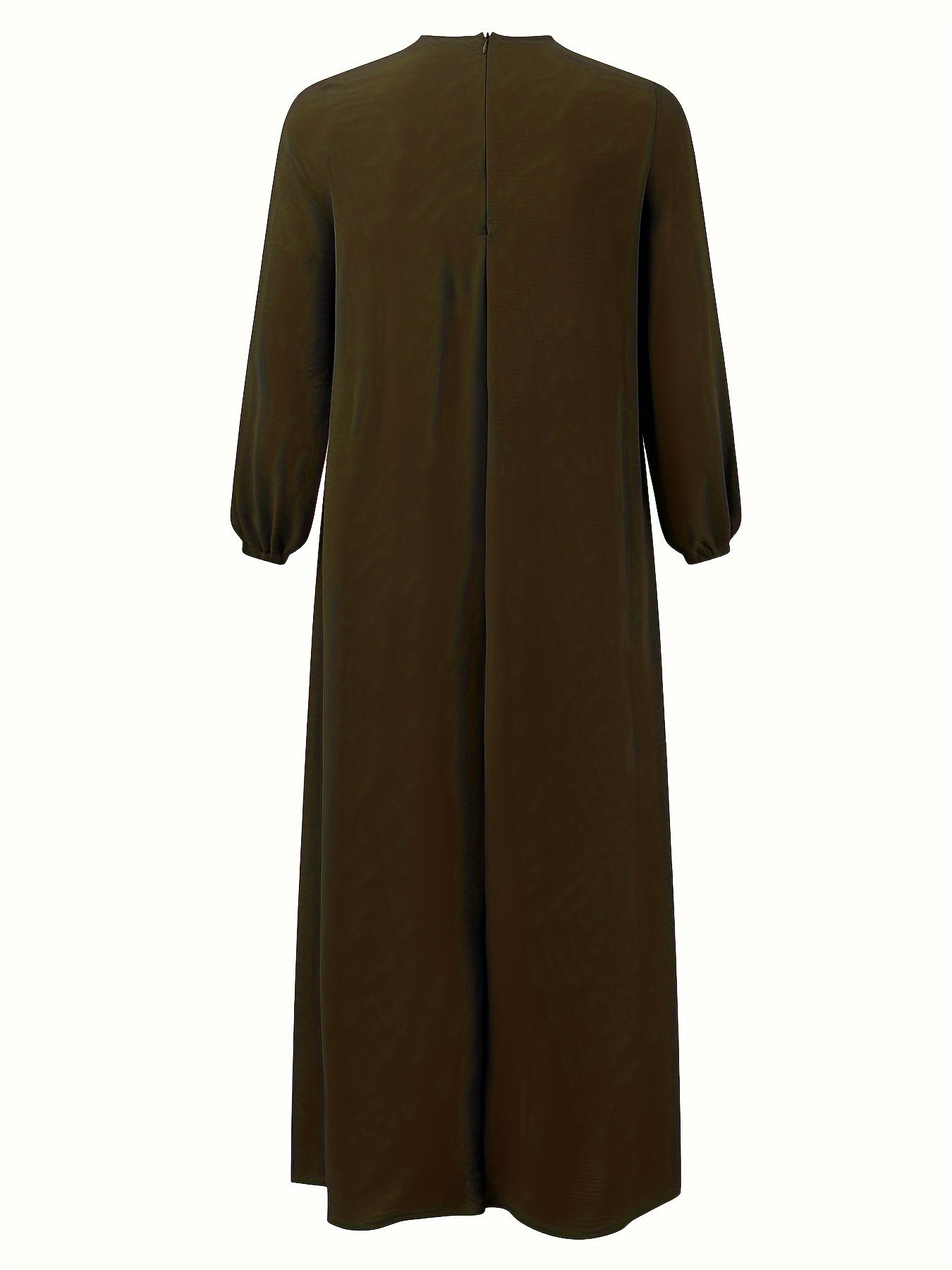 Eid Elegance Tie-Front Kaftan Dress