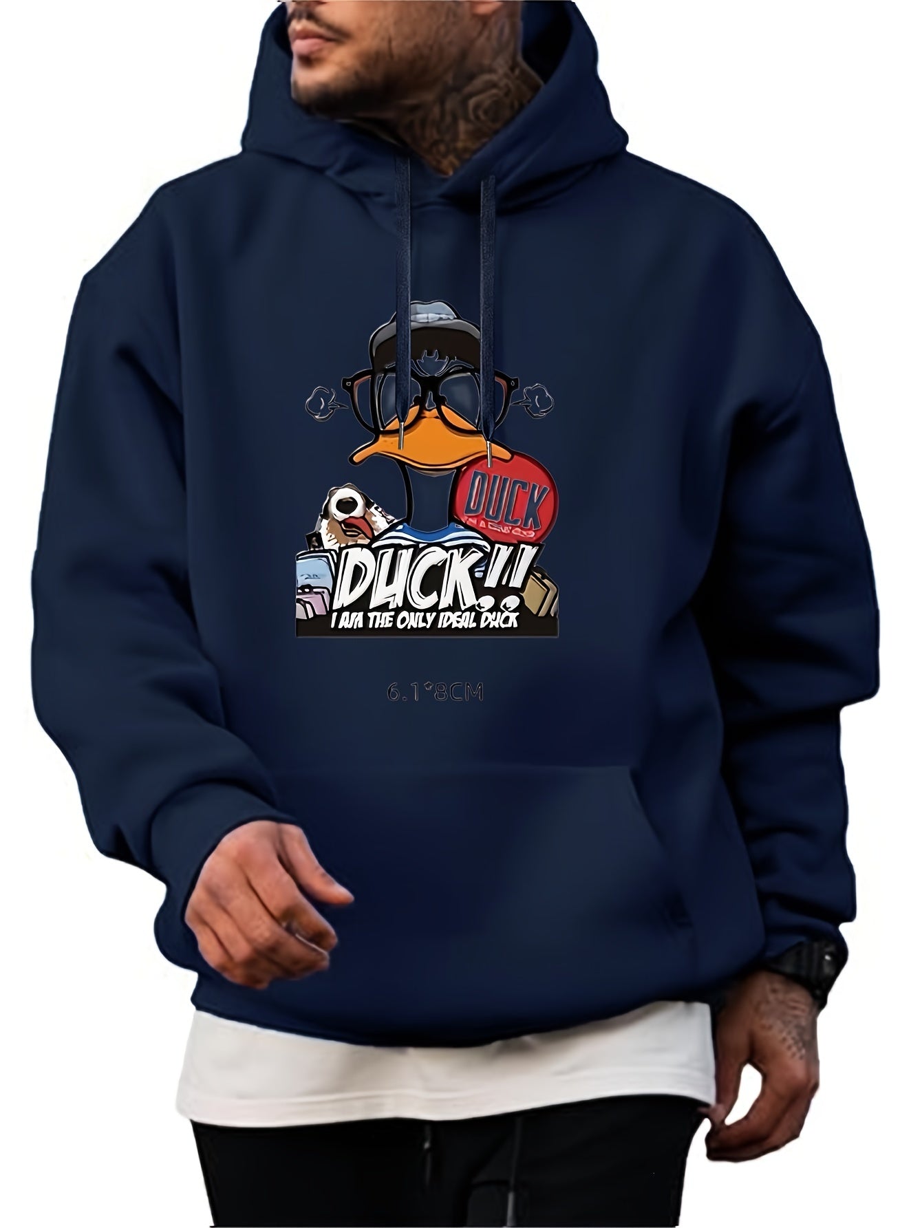 Cartoon Chill Hooded Sweatshirt