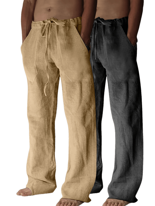 Comfort-Fit Plus Size Casual Trousers for Men 👖✨