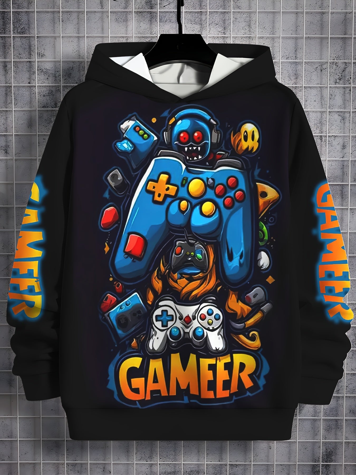 🎮 Boys' Cool Gamer Hoodie