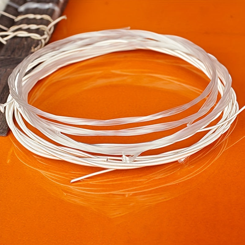 🎸 6pcs Nylon Silver Guitar Strings Set - For Classical Guitar 🎶