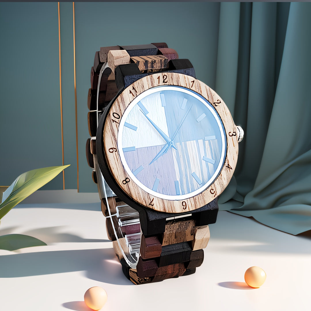 Nature’s Palette Chic Wooden Watch 🌳