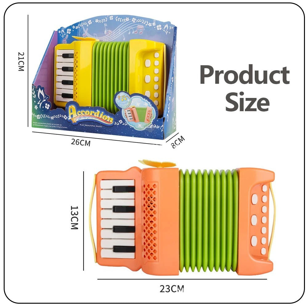 Children's Cartoon Music Accordion Grip Button Musical Instrument