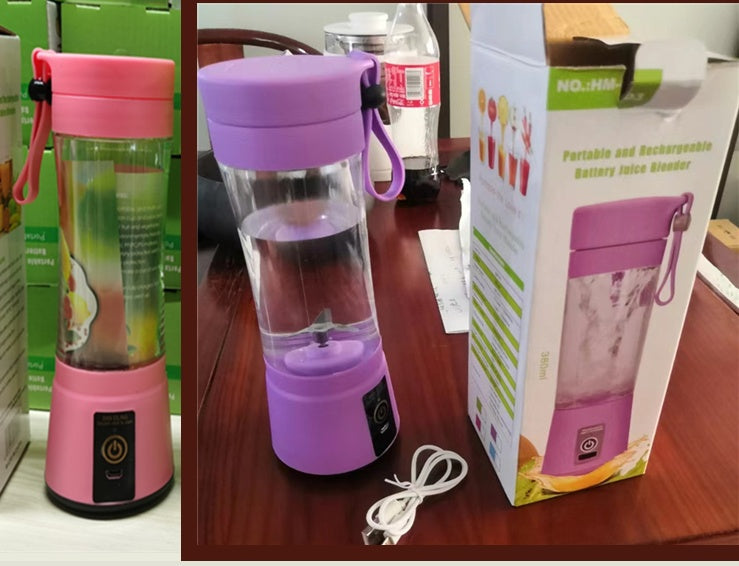 Blend Ease USB Rechargeable Portable Blender: Mini Fruit Juice Mixer