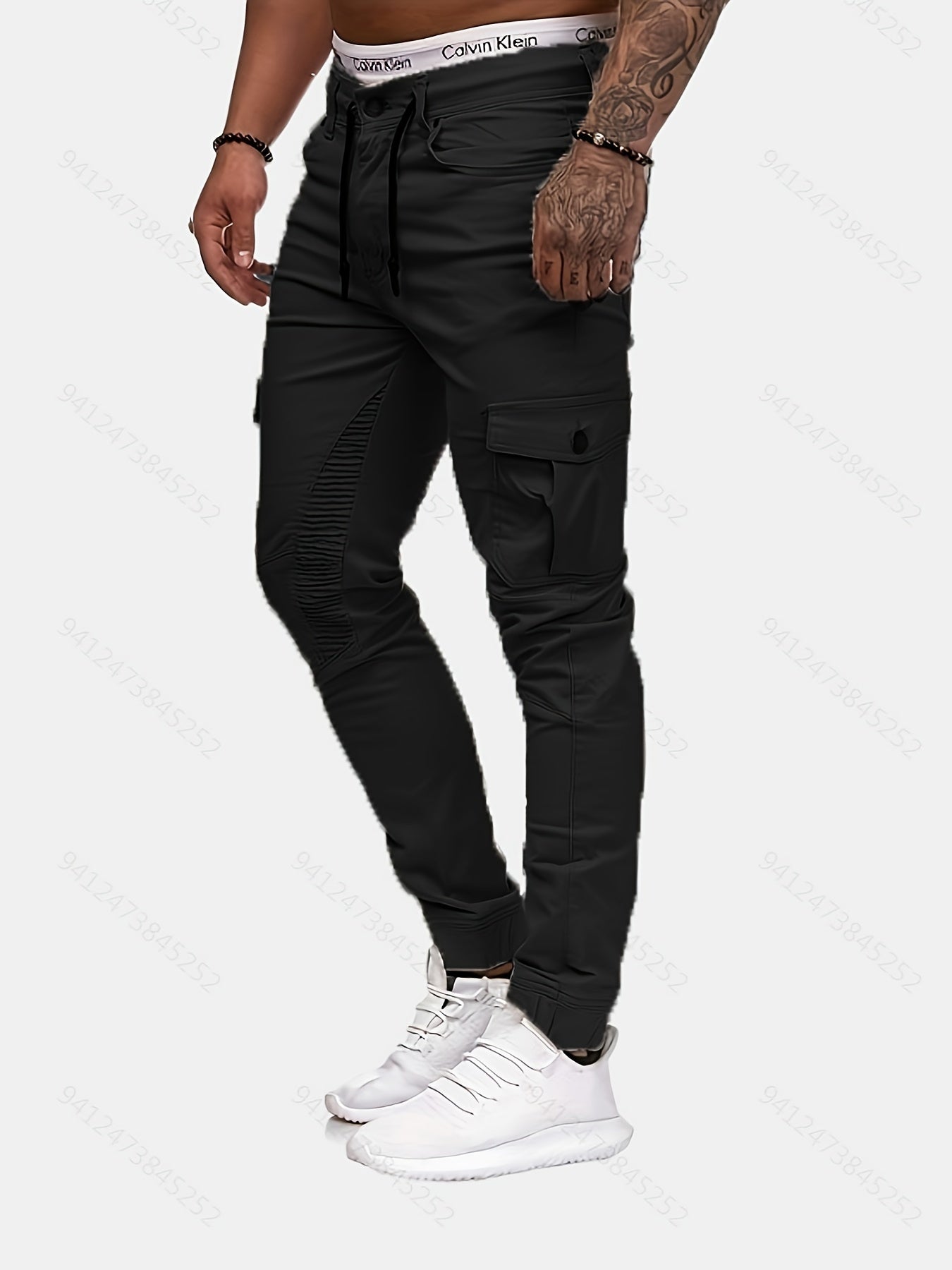 Urban Edge" Flap Pocket Stretch Denim Jeans