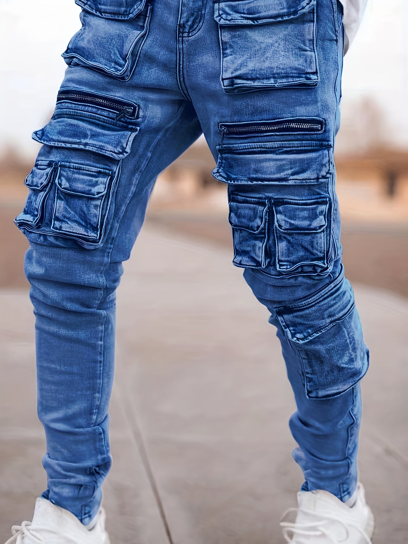 Urban Flex Skinny Harem Biker Jeans