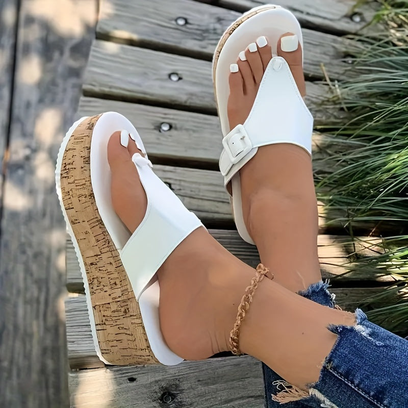 Women's Clip Toe Platform Sandals