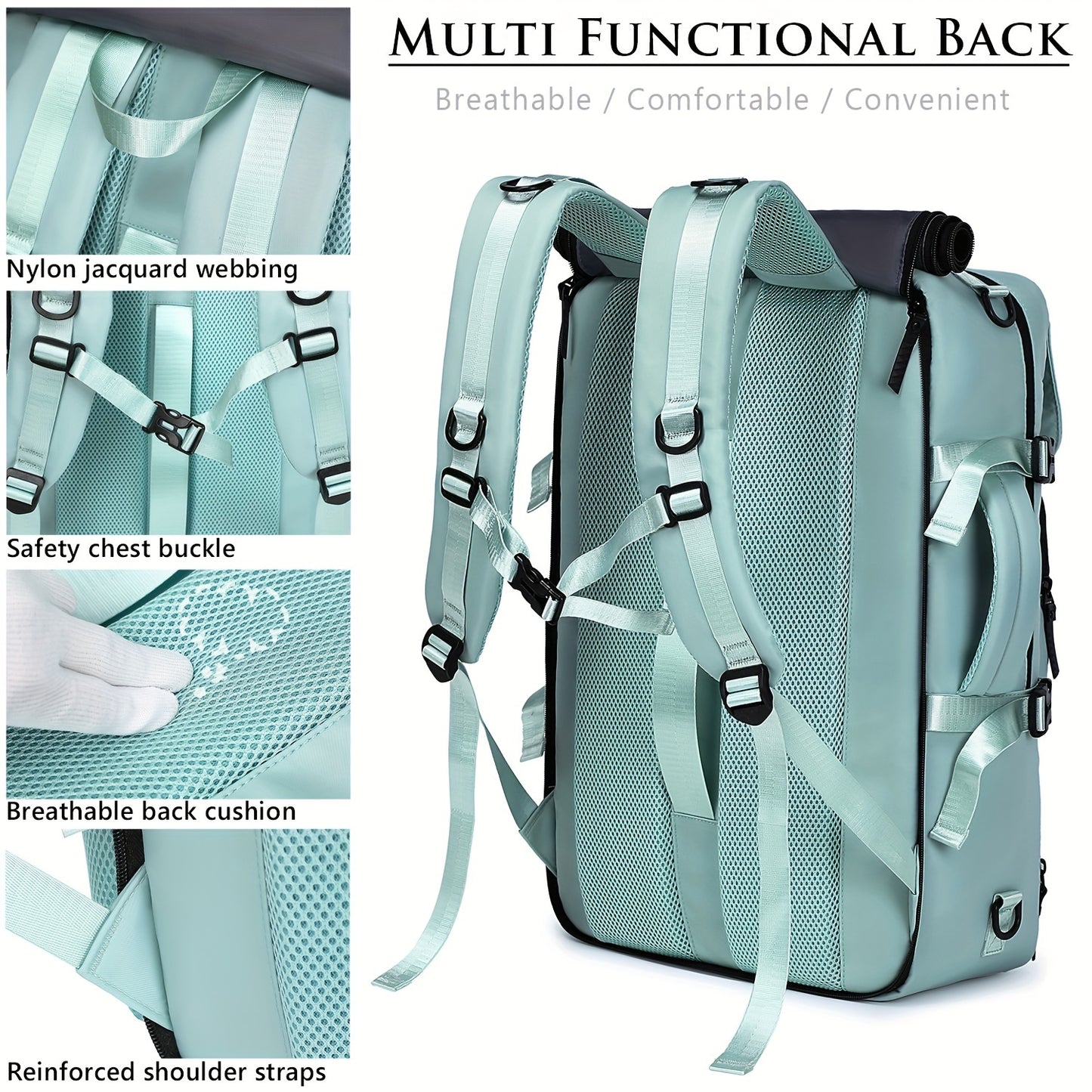 🎒 Multi-Functional Travel Backpack