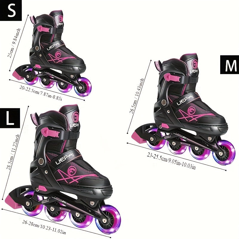 Professional Roller Skates with Shiny Wheels ✨