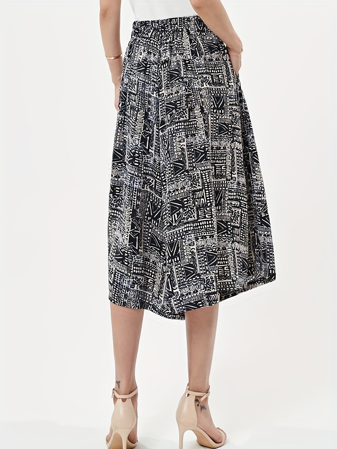 Geometric Print Culottes