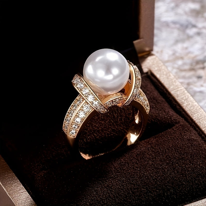 Elegant Milky Stone Promise Ring 💍✨