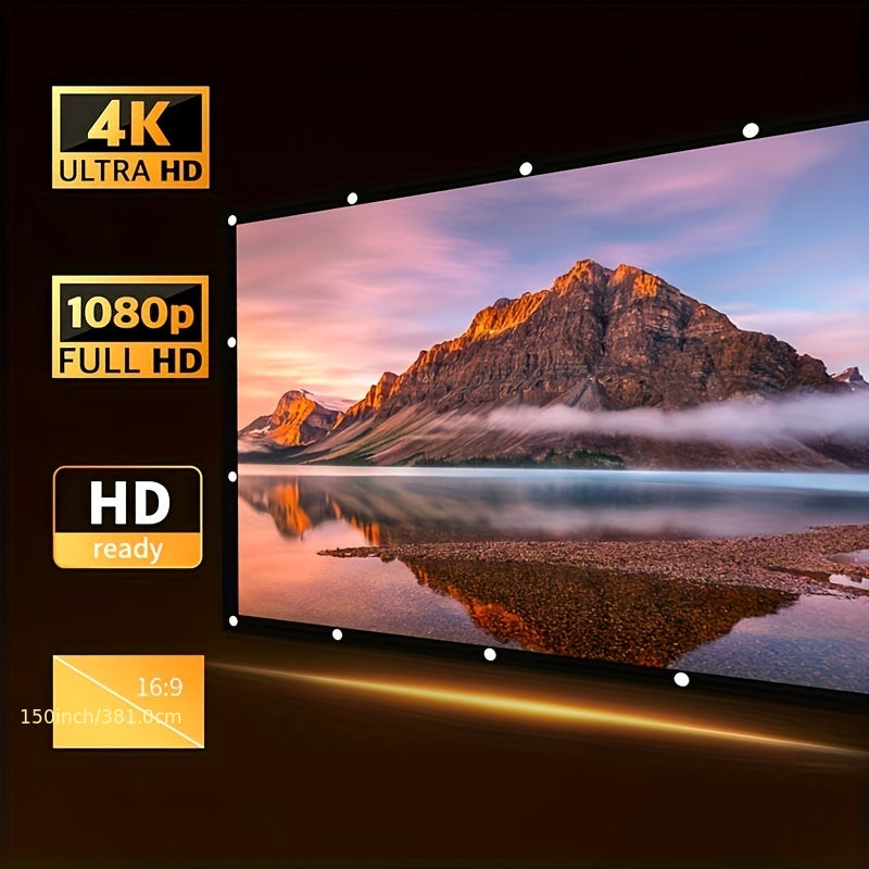 Ultimate 4K Projection Screen" 3.81 Meter Foldable Screen