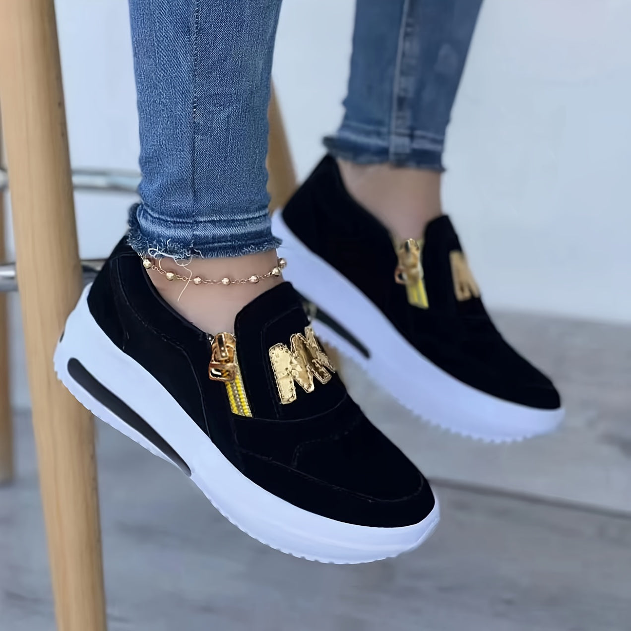 Women's Trendy Chunky Slip-On Sneakers 🌟👟