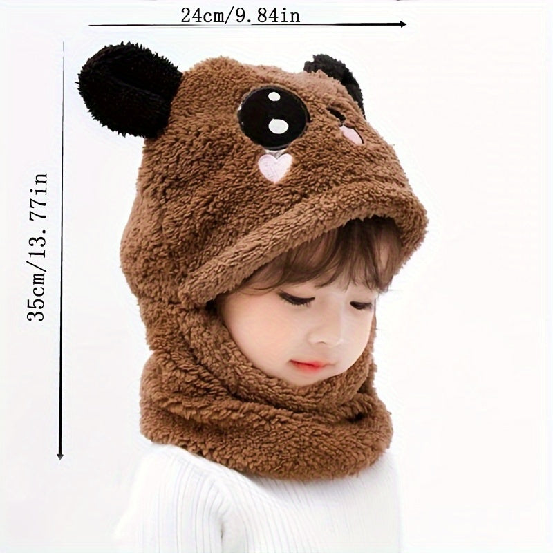 🧤 Cute Thickened Plush Baby Ear Protection Hat for Girls – Cozy Autumn & Winter Essential ❄️