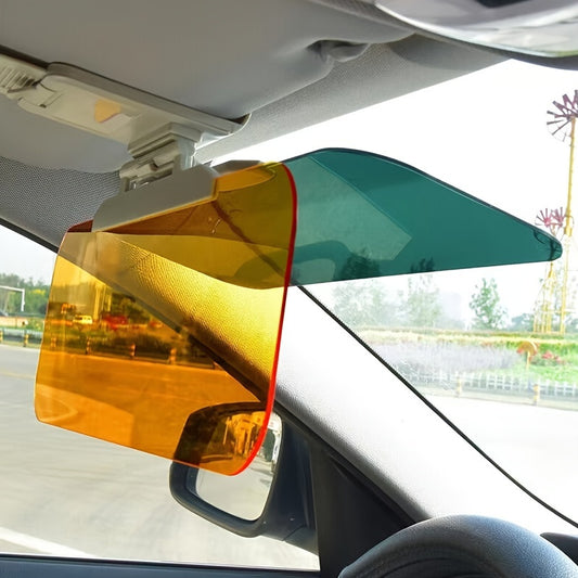 🕶️ Clear View Adjustable Car Sun Visor 🌞🌙