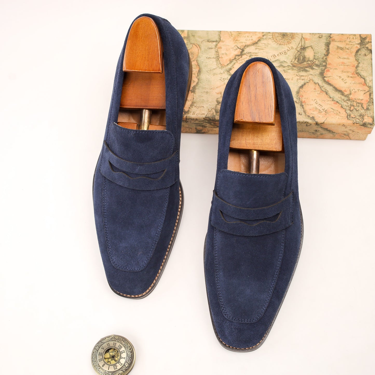 Leather Lux Top Grain Loafer Shoes