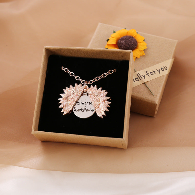 Sunflower Sunshine Necklace: Symbol of Love and Happiness