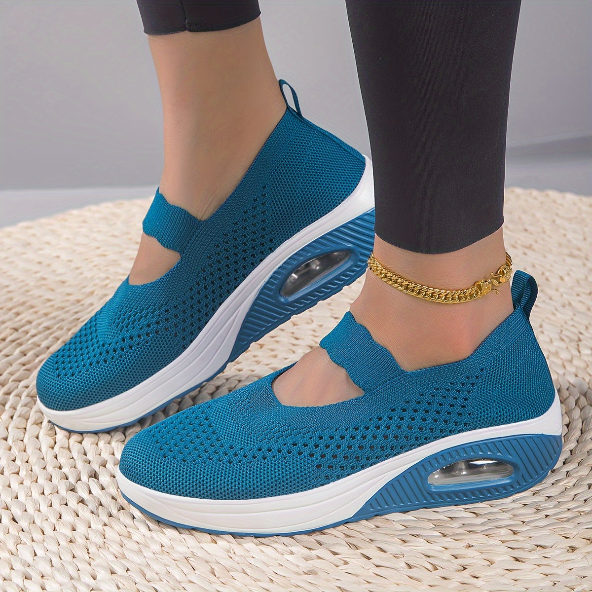 Aero Flex Knit Slip-On Sneakers 🌬️👟