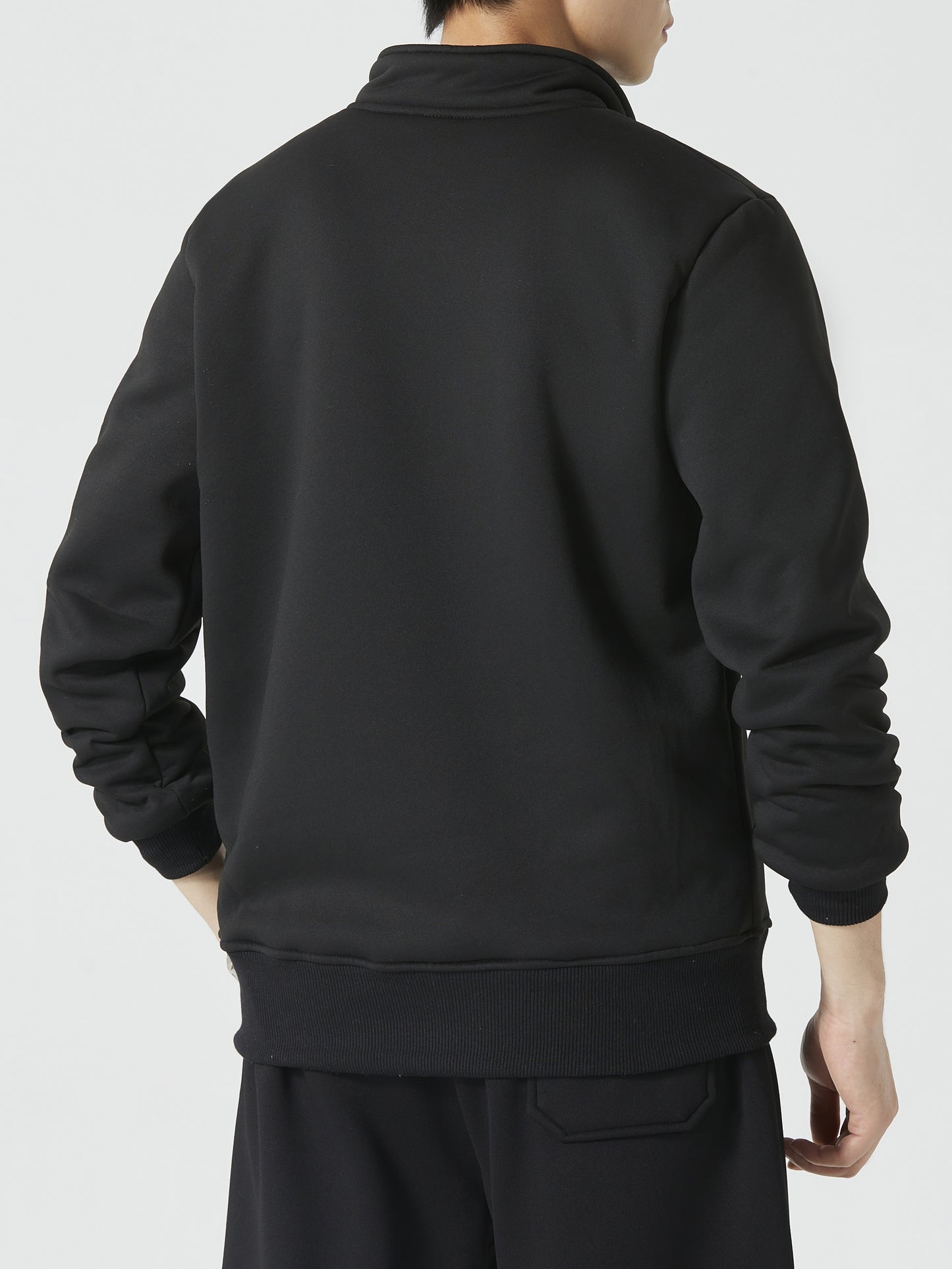 🧥 Men's Cozy Fleece-Lined Stand Collar Sweatshirt ❄️