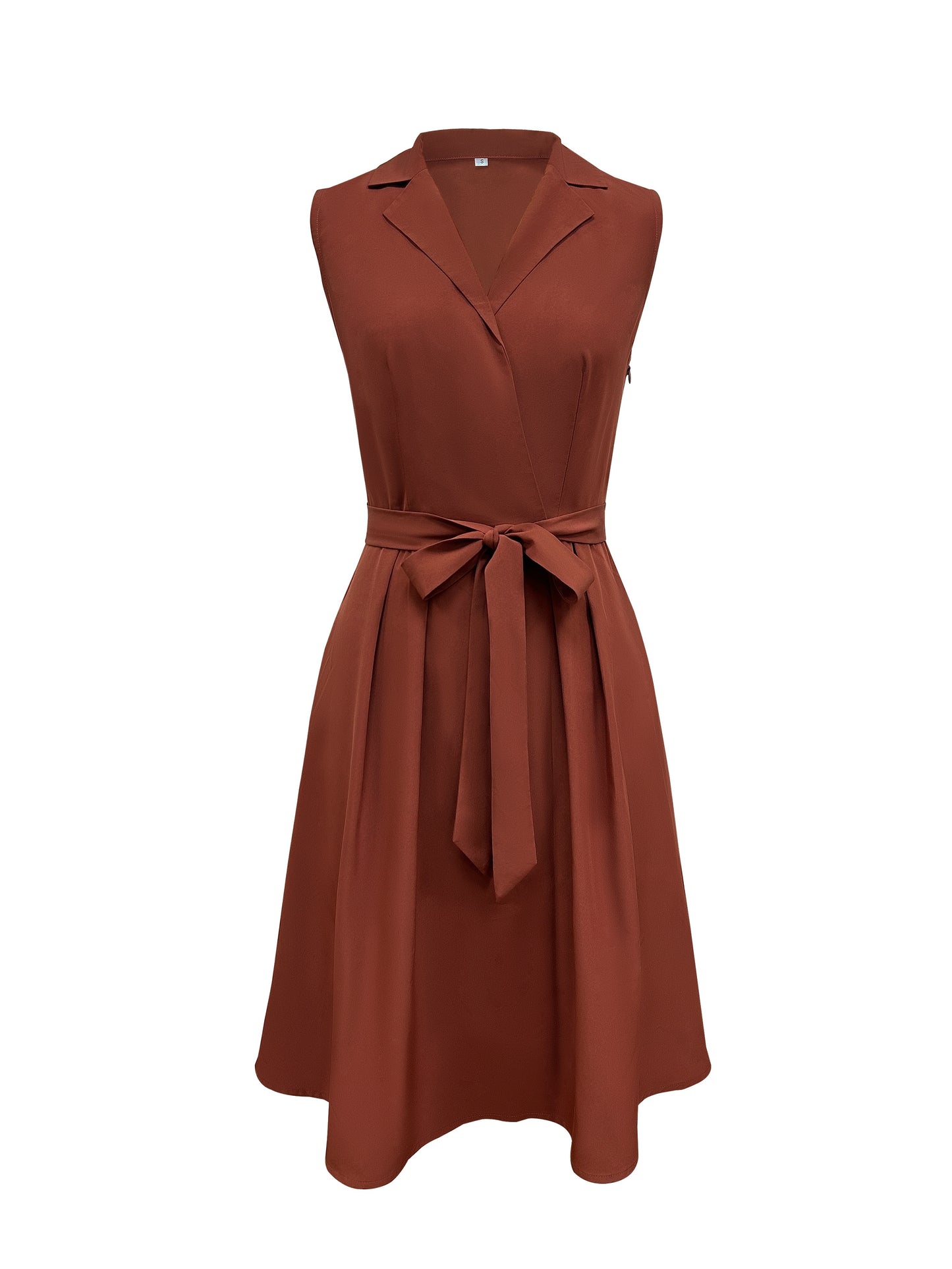 Timeless Tie Waist A-Line Dress