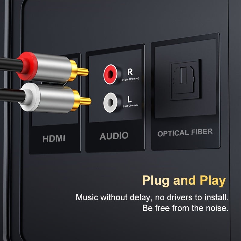 🎶 HiFi Connect Type-C to 2RCA Audio Cable 🔗