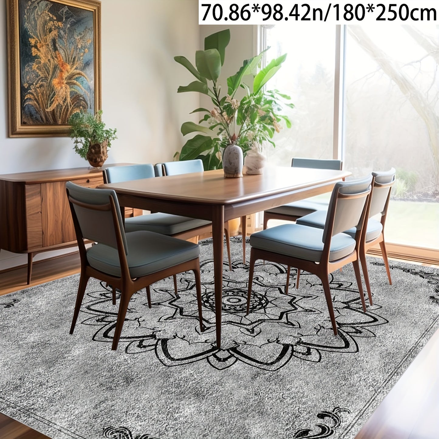 🌟 Elegant Plush Velvet Area Rug: Luxe Comfort & Style 🌟