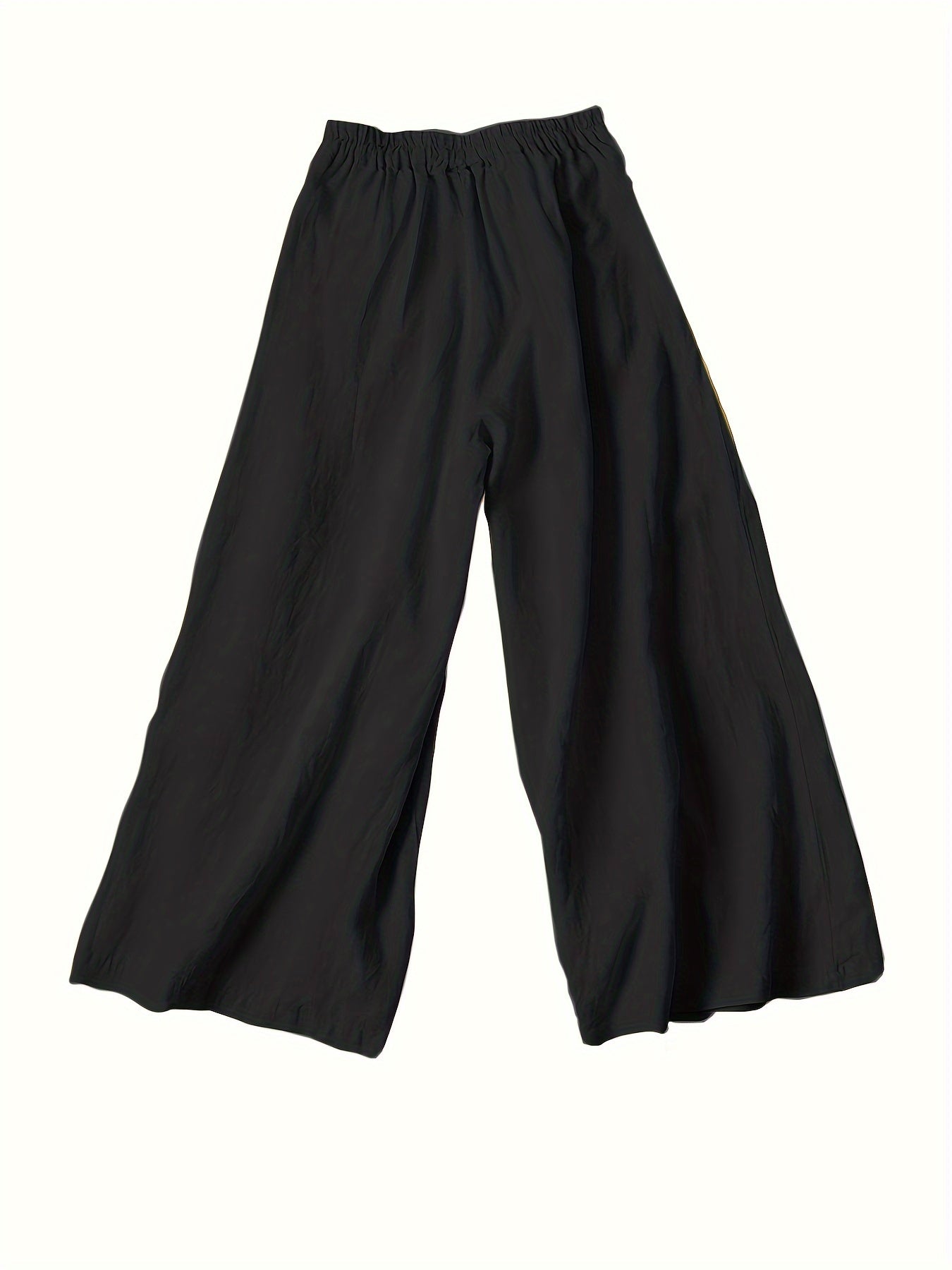 🌟 Chic High-Waist Solid Color Palazzo Pants