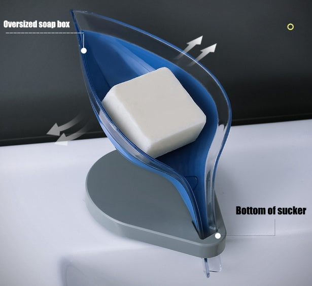 Suction Cup Soap Holder Sink Sponge Drain Box: Keep Your Sink Neat and Tidy