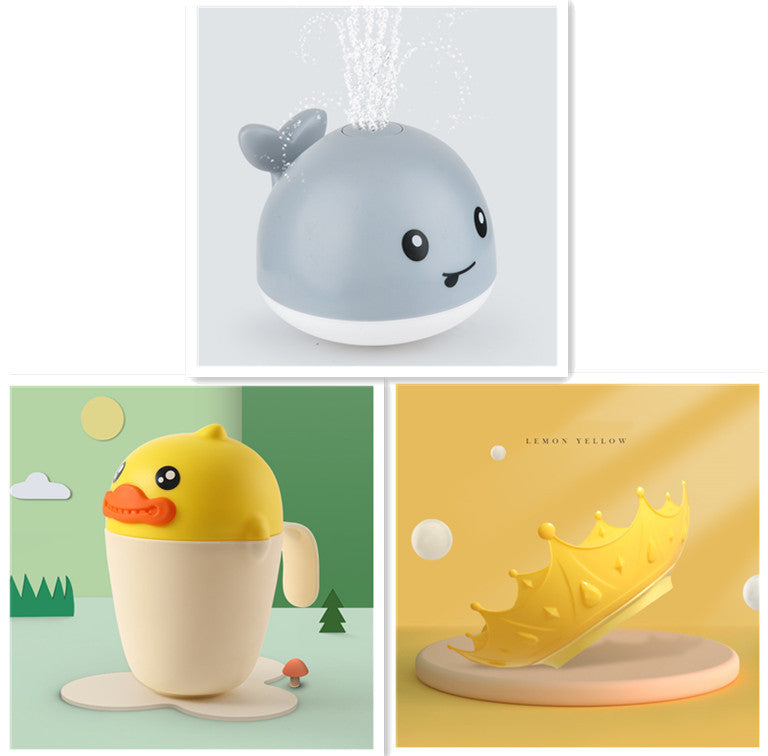 Whale Wash Baby Electric Induction Bath Toy: Fun Spray Companion for Bath time Bliss